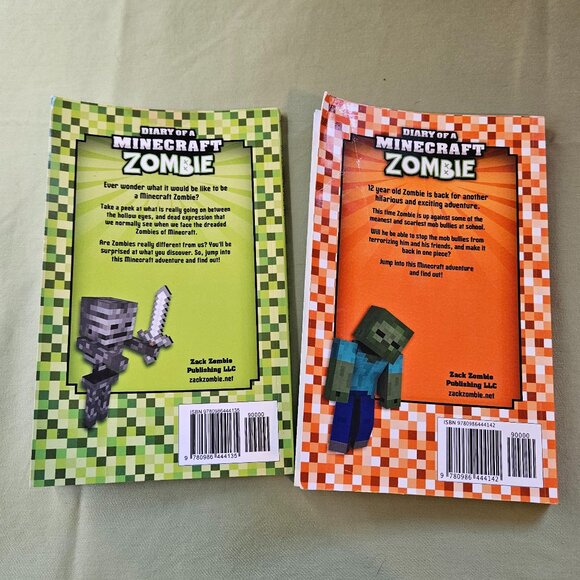 Diary of Minecraft Zombie A Scare of a Dare and Bullies and Buddies Books 1 & 2 - Picture 10 of 10